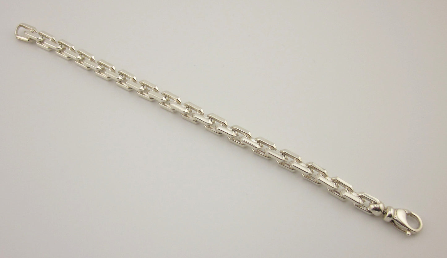 Italian 925 Sterling Silver Box Chain: Unisex Jewelry Made in Italy