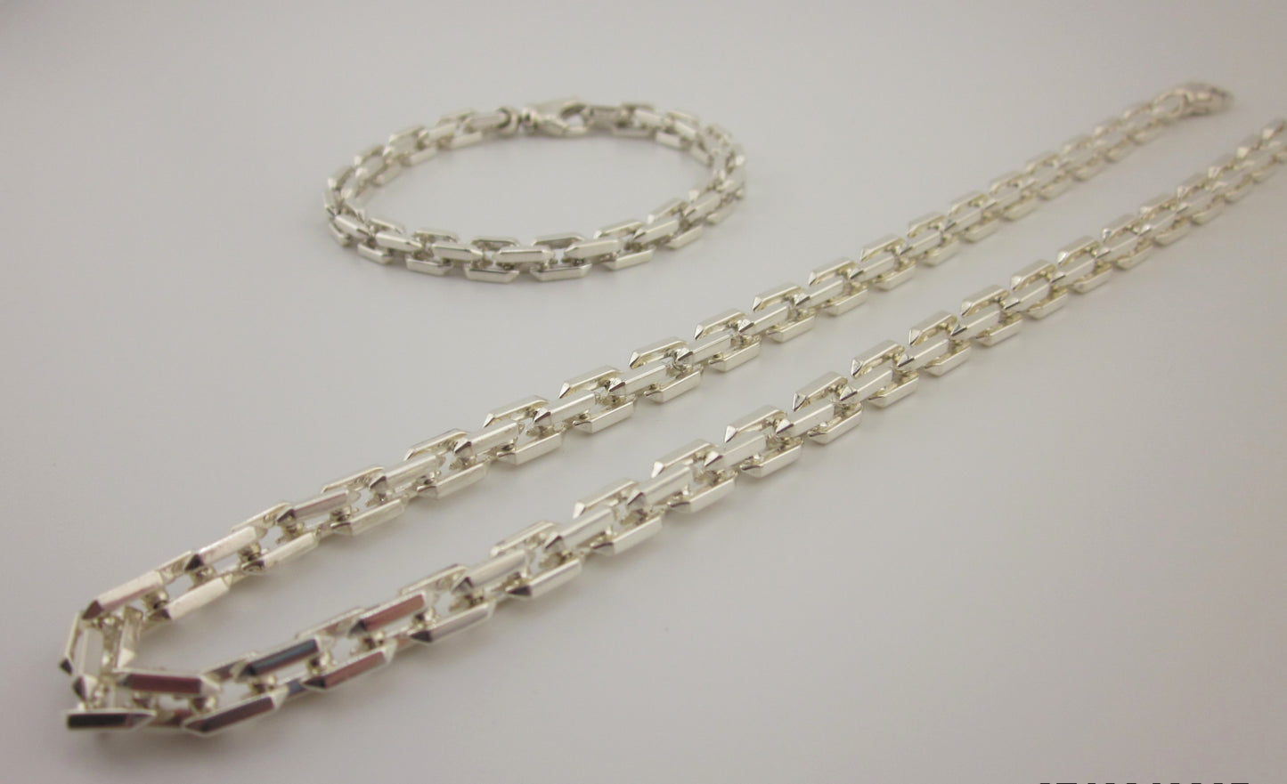 Italian 925 Sterling Silver Box Chain:  Unisex Jewelry Made in Italy