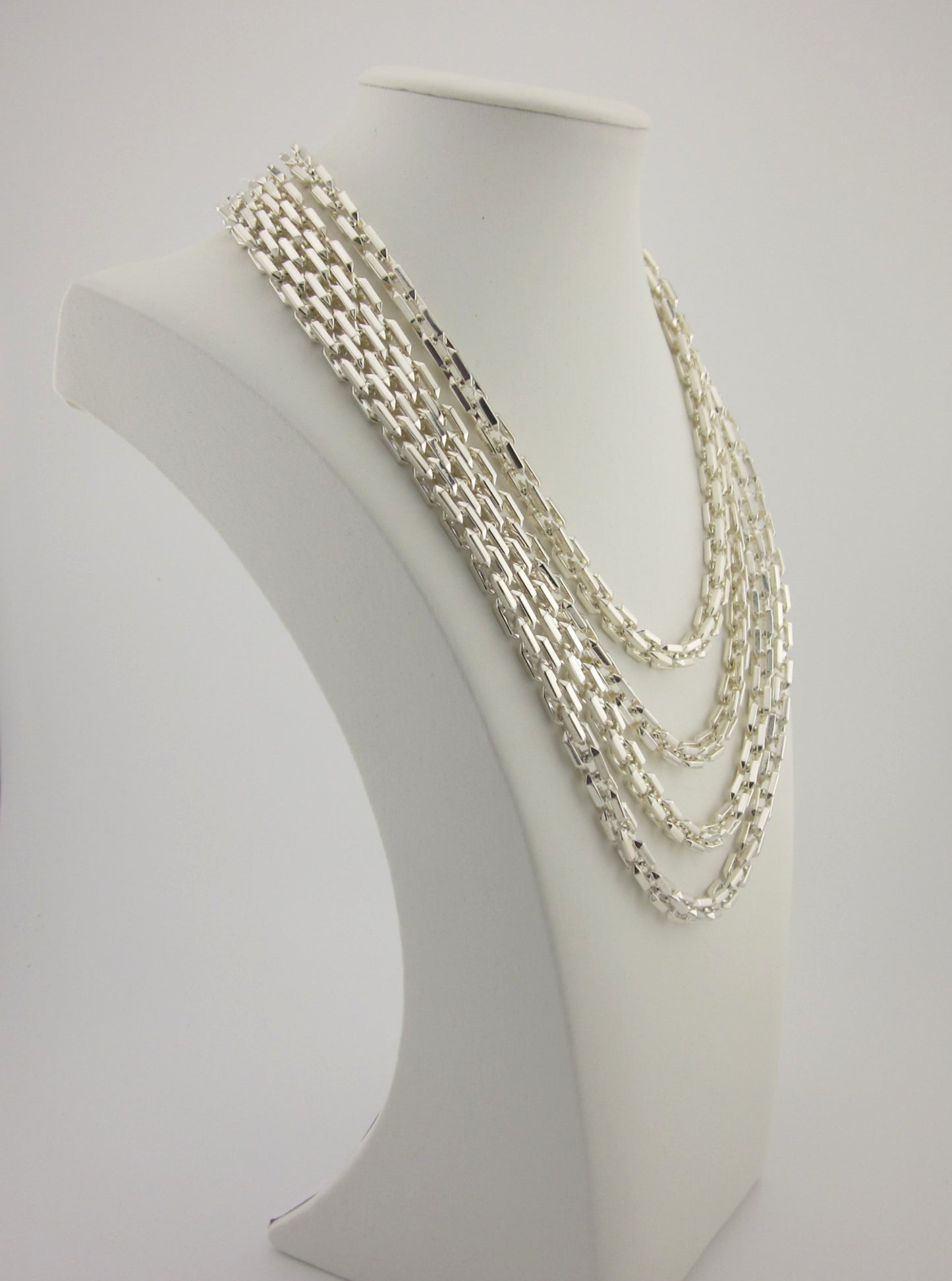 Italian 925 Sterling Silver Box Chain:  Unisex Jewelry Made in Italy