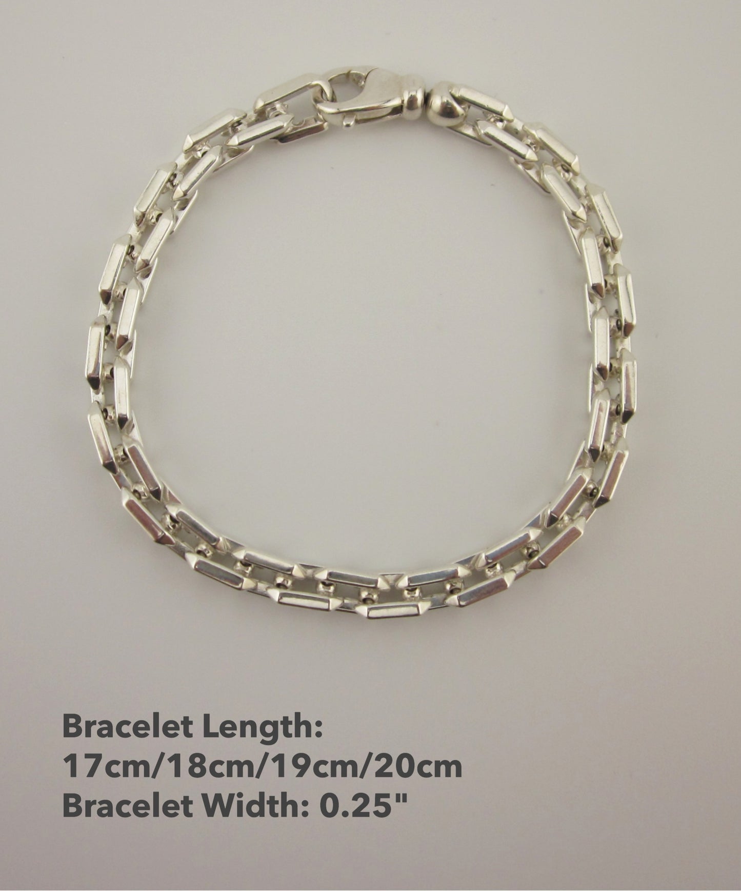 Italian 925 Sterling Silver Box Chain:  Unisex Jewelry Made in Italy