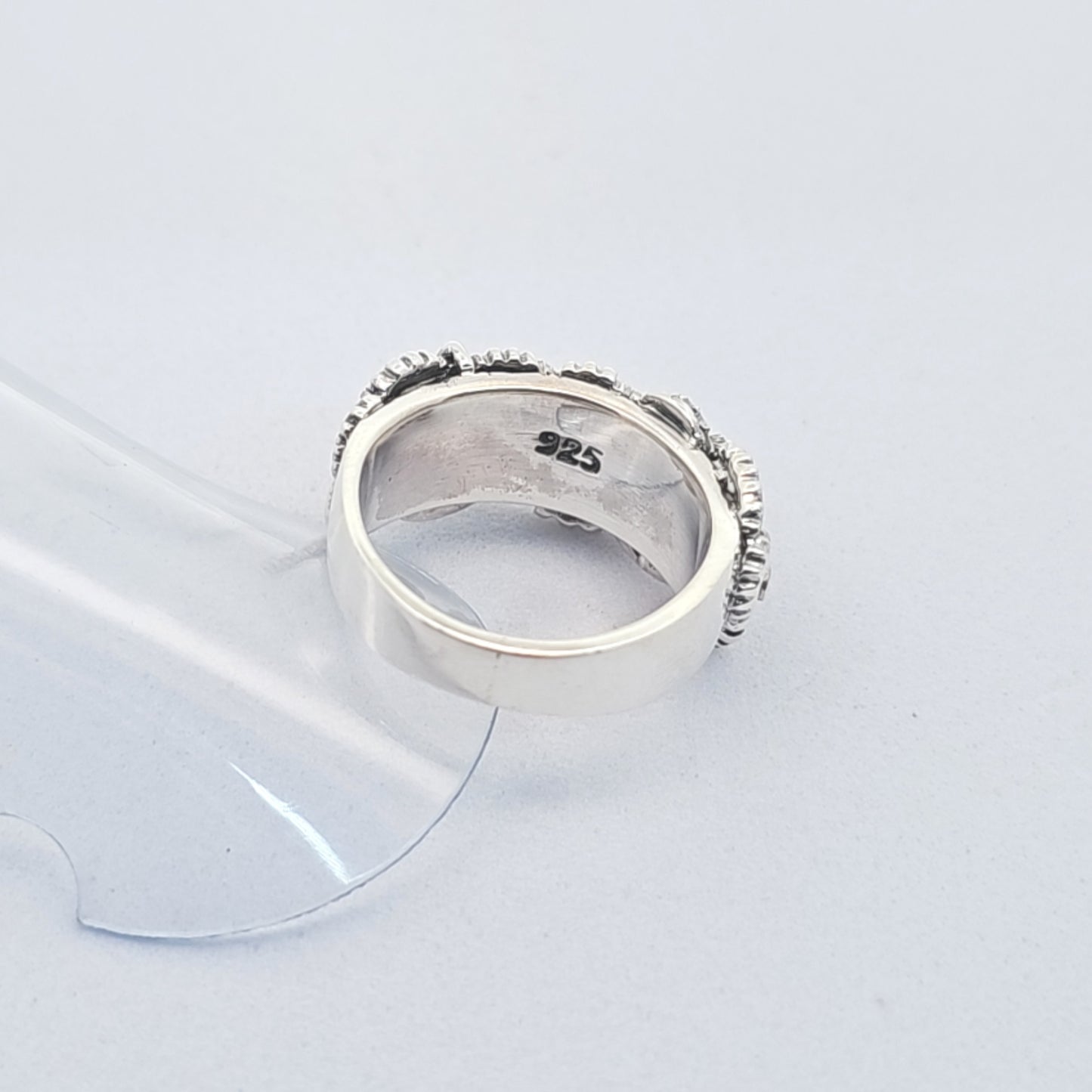 Handmade 925 Sterling Silver Steampunk Gear Ring